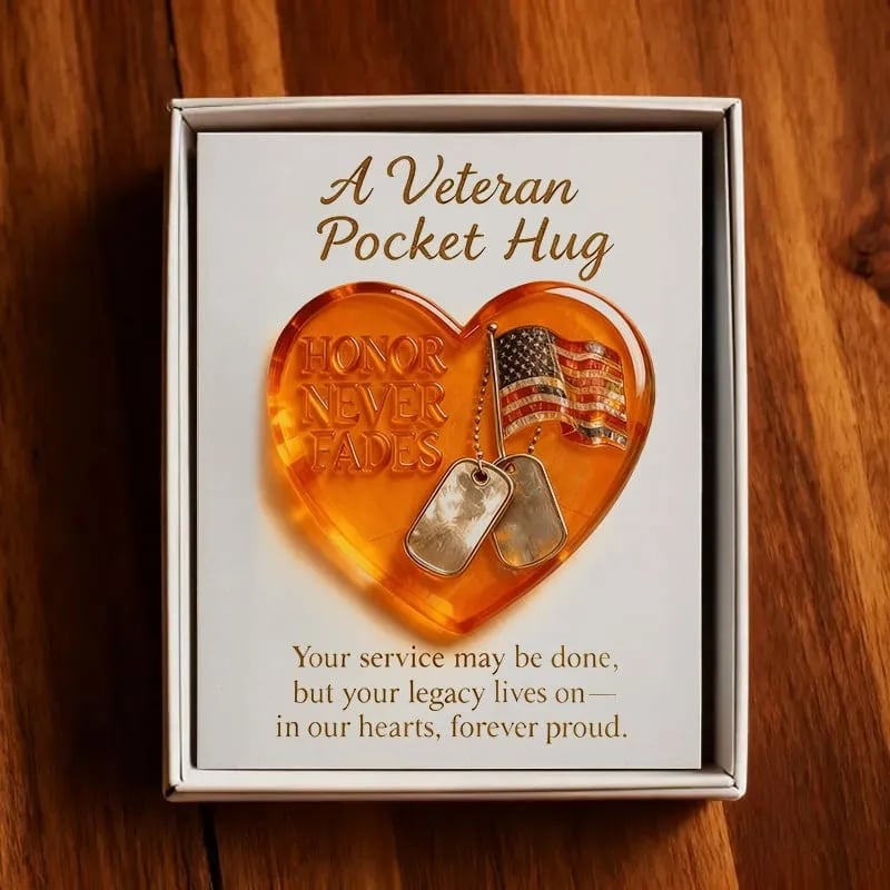 New Year Gift🎖 Veteran Pocket Hug – “Honor Never Fades”