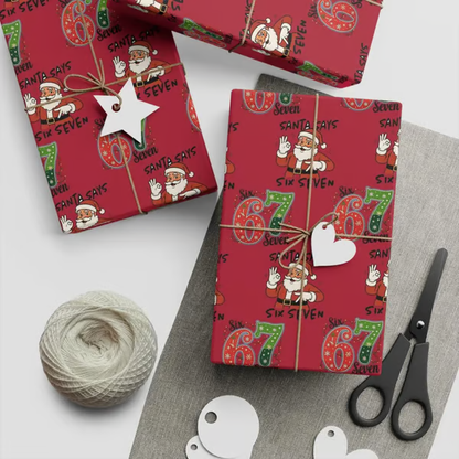 🔥LAST DAY 50% OFF - 🎁67 Meme Christmas Gift Wrap – Wrap Your Presents in Viral Holiday Fun 🎄