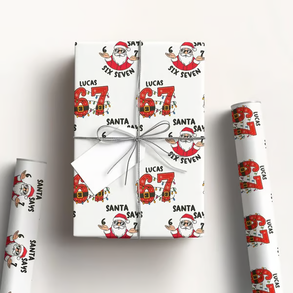 🔥LAST DAY 50% OFF - 🎁67 Meme Christmas Gift Wrap – Wrap Your Presents in Viral Holiday Fun 🎄
