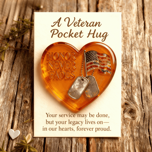New Year Gift🎖 Veteran Pocket Hug – “Honor Never Fades”