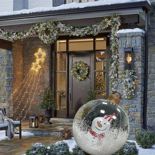 🎄Outdoor Christmas PVC Inflatable Decorated Ball🎄🎅 Perfect for yard & garden decor🎅