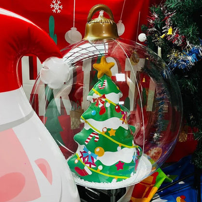 🎄Outdoor Christmas PVC Inflatable Decorated Ball🎄🎅 Perfect for yard & garden decor🎅